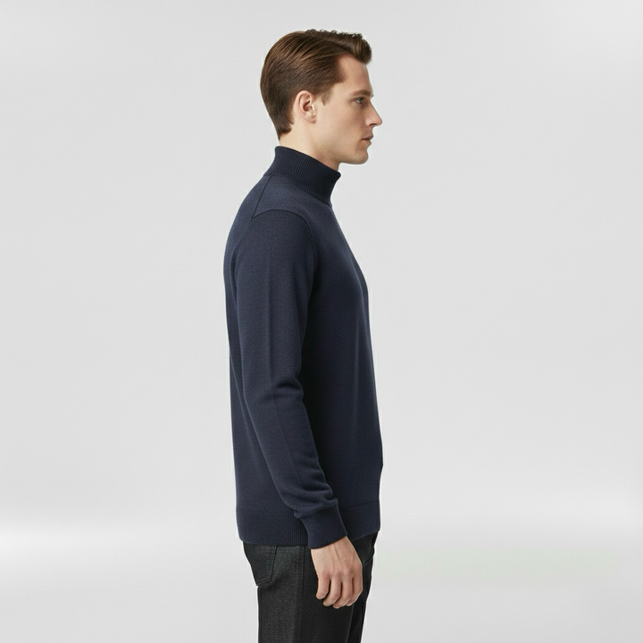 Lekki dzianinowy sweter z okrągłym dekoltem do codziennego użytku