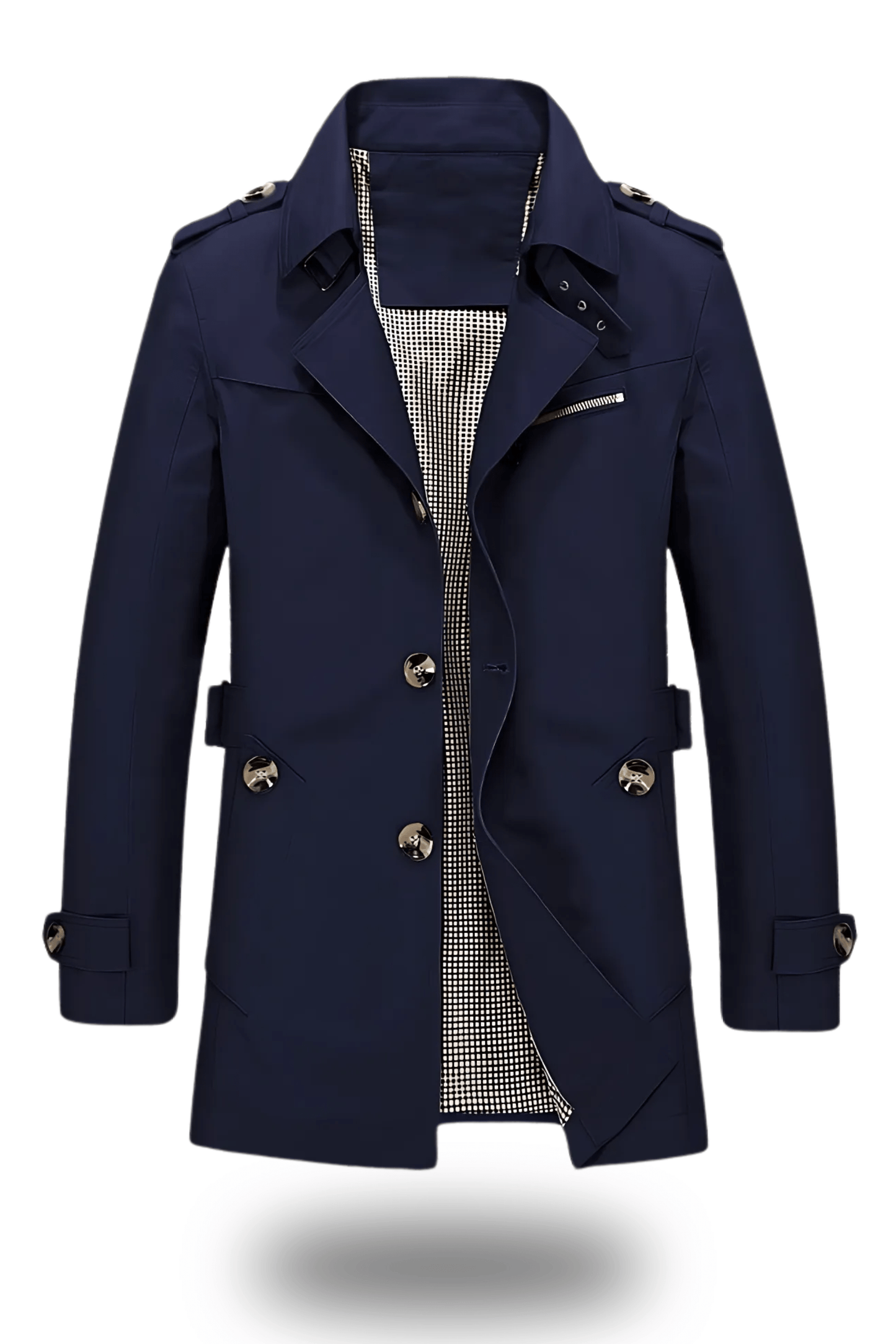 Abrigo Trench Clásico para Hombre | Chaqueta Ligera de Primavera