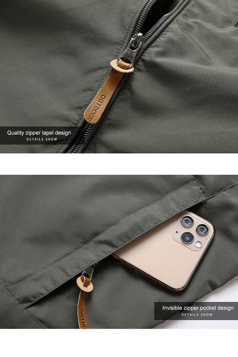 Chaqueta Exterior Softshell para Hombre | Impermeable y Cortavientos