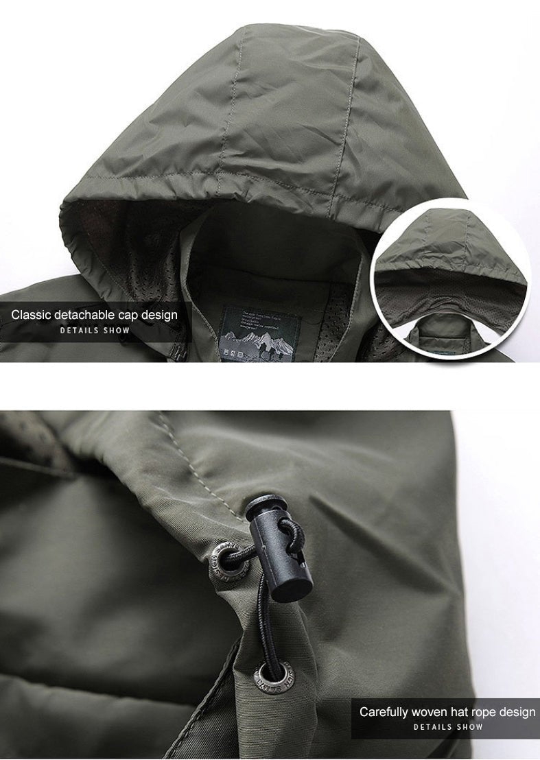 Chaqueta Exterior Softshell para Hombre | Impermeable y Cortavientos