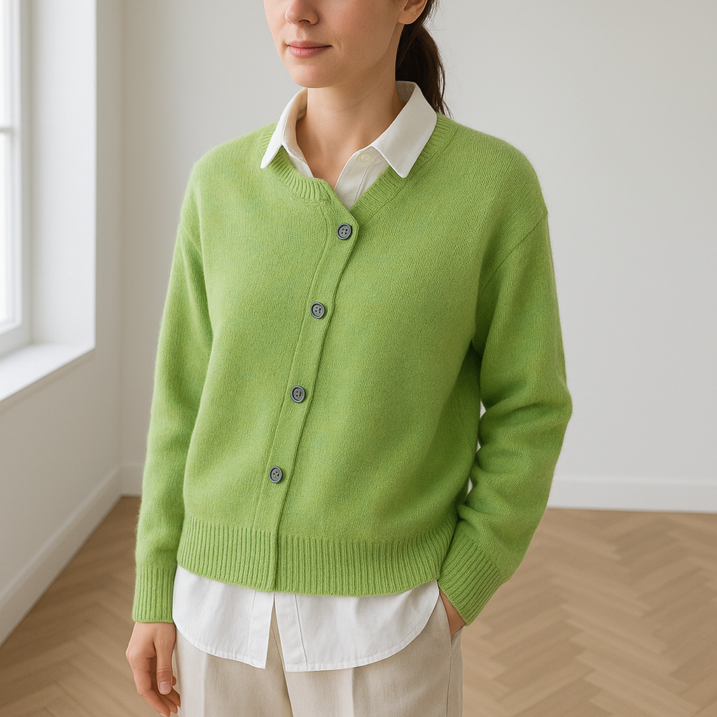 Noriva Dámský kardigan | Zimní svetr s knoflíky