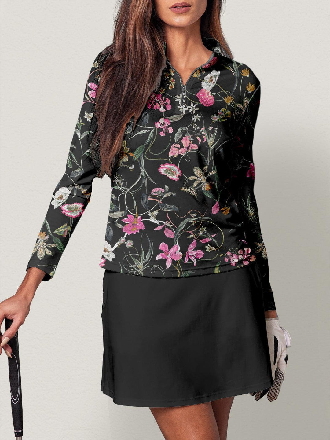 Botanical Energy-Pullover UPF50+ - Acegolfs