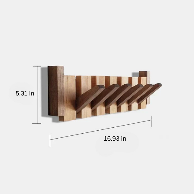 Perchero de Pared Inspirado en Piano Organizador Moderno