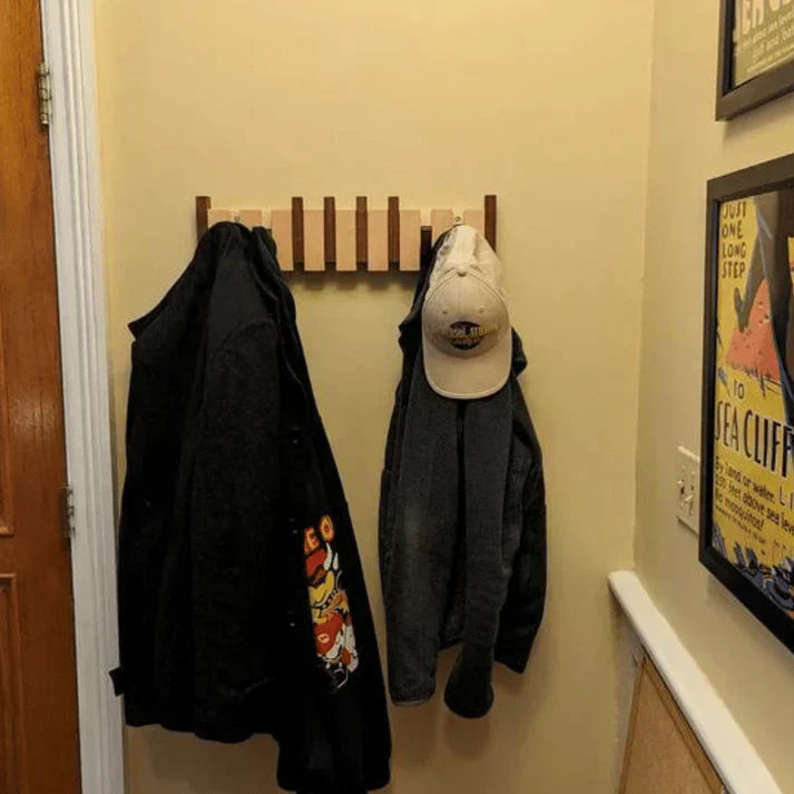 Perchero de Pared Inspirado en Piano Organizador Moderno