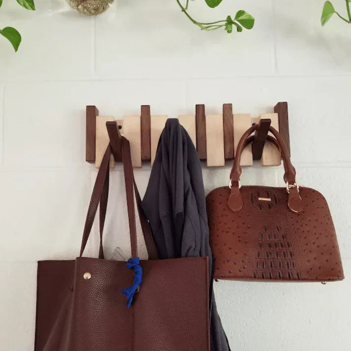 Perchero de Pared Inspirado en Piano Organizador Moderno
