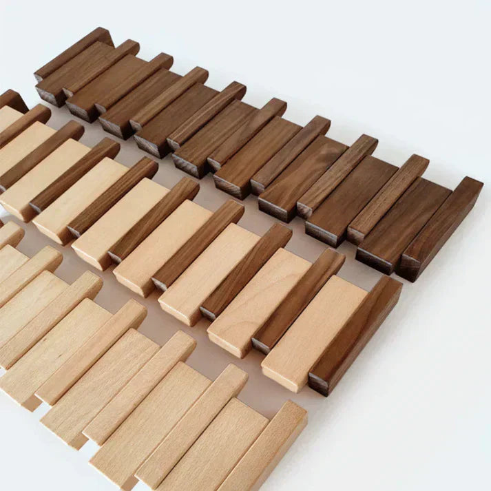 Perchero de Pared Inspirado en Piano Organizador Moderno