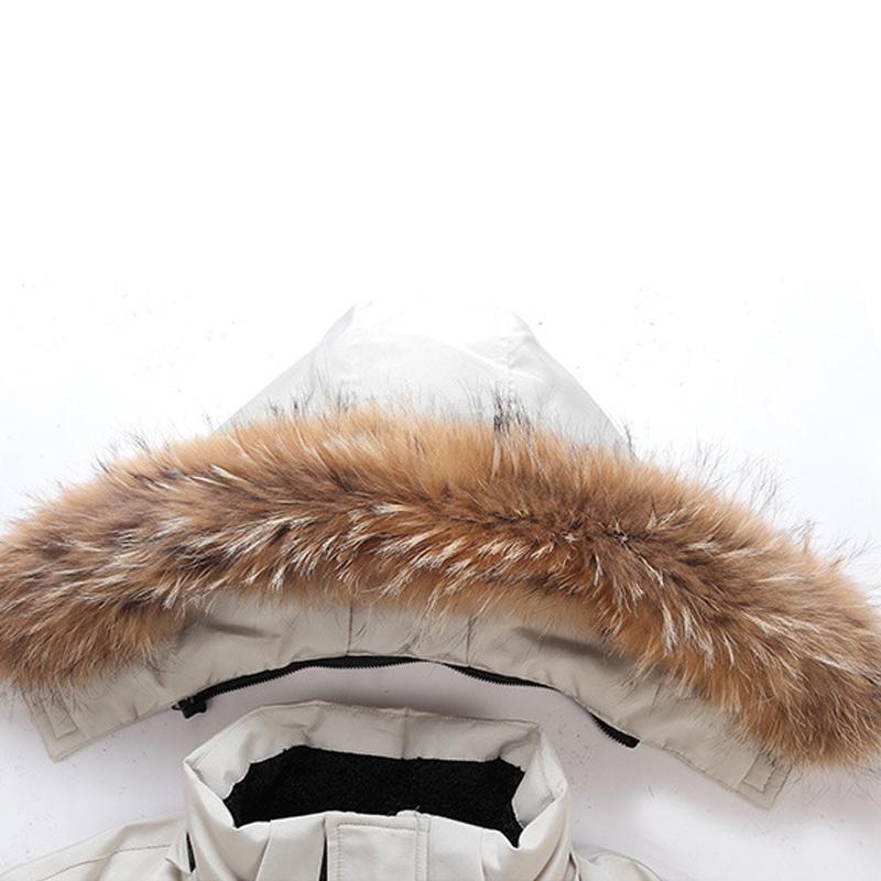 Chaqueta Parka con Capucha de Piel Templada para Hombre | Clásico de Invierno