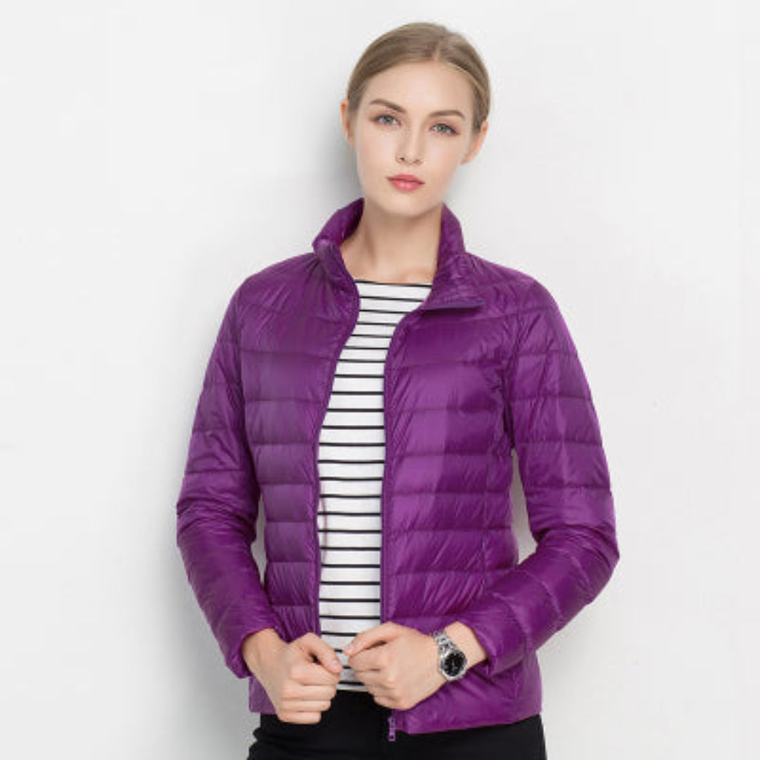 Chaqueta Acolchada Ligera para Mujeres | Cálida y de Manga Larga