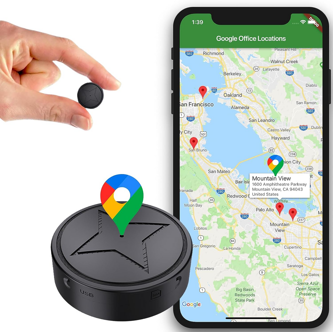 Potężny magnetyczny lokalizator GPS z funkcją transmisji dźwięku w chmurze