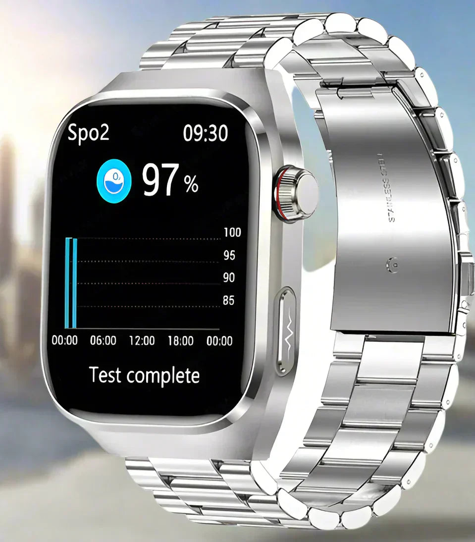 Orologio NexaPulse per Zucchero nel Sangue, ECG, Acido Urico, Bluetooth