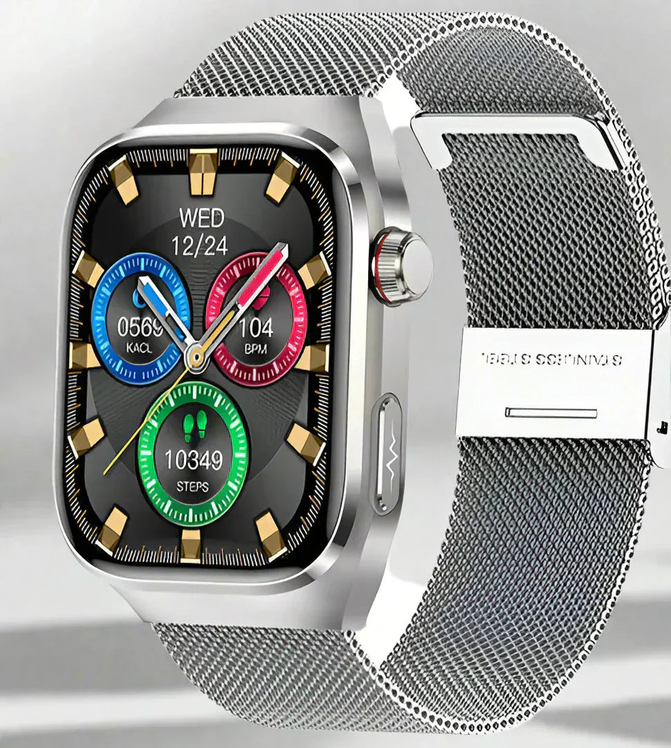 Orologio NexaPulse per Zucchero nel Sangue, ECG, Acido Urico, Bluetooth
