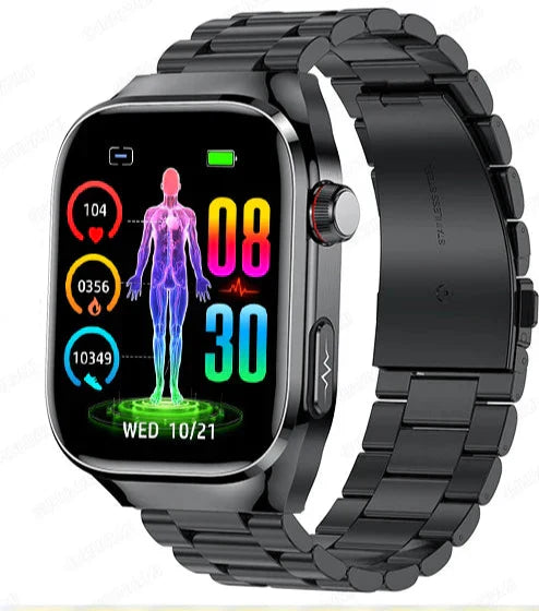 Orologio NexaPulse per Zucchero nel Sangue, ECG, Acido Urico, Bluetooth
