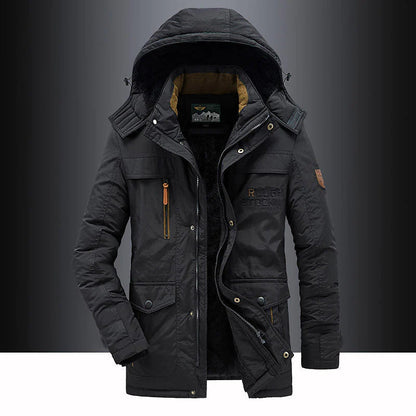 Hudson Parka Invierno Hombre | Abrigo Largo con Capucha y Corte Recto