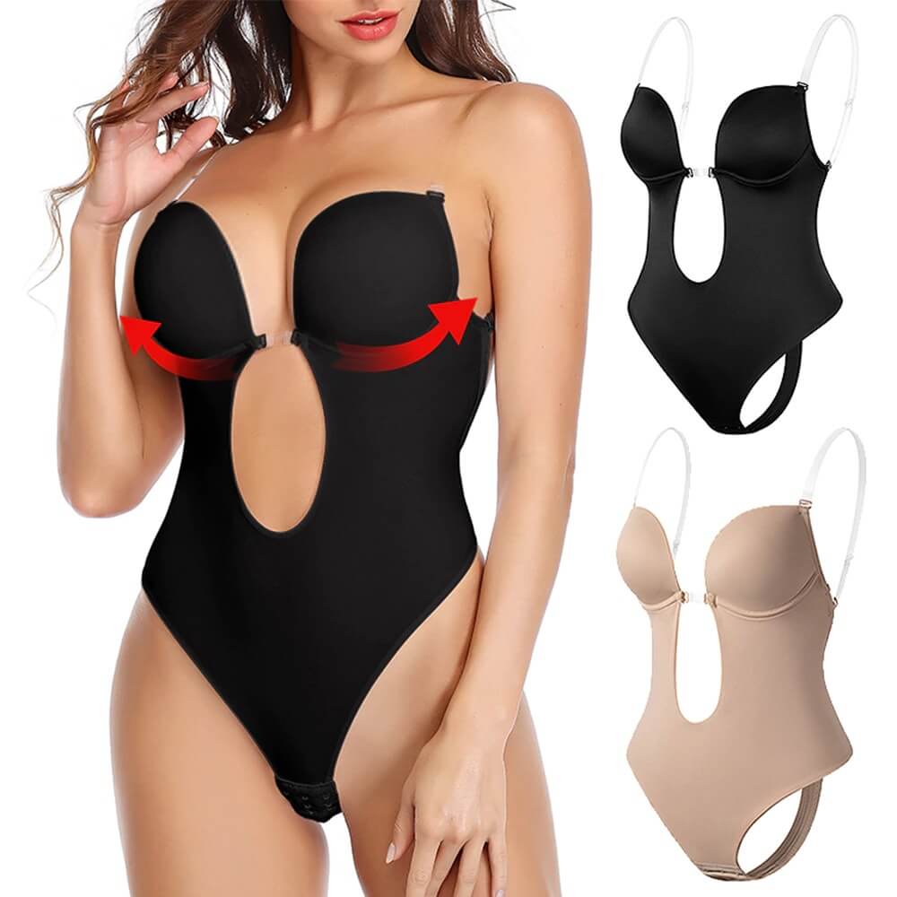 VierraSol | Body Shaper con Schiena Scoperta e Scollo a V Profondo per Donna