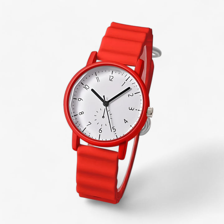 Reloj Jelly Mina – Reloj de Cuarzo Colorido con Elegante Correa de Silicona en Olas