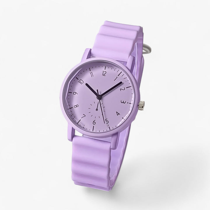Reloj Jelly Mina – Reloj de Cuarzo Colorido con Elegante Correa de Silicona en Olas