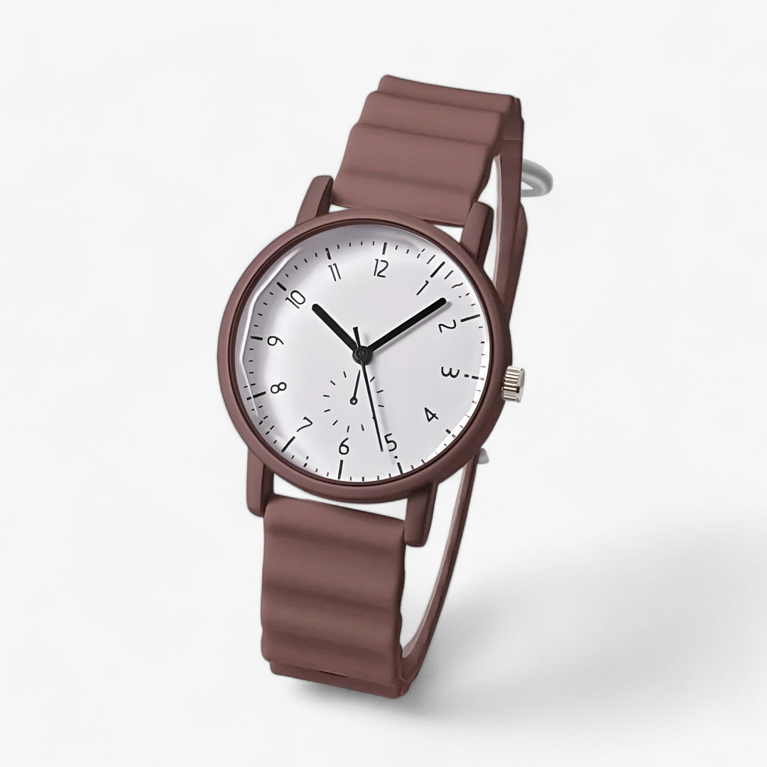 Reloj Jelly Mina – Reloj de Cuarzo Colorido con Elegante Correa de Silicona en Olas