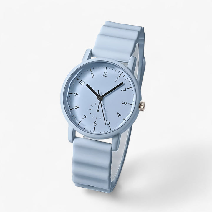 Reloj Jelly Mina – Reloj de Cuarzo Colorido con Elegante Correa de Silicona en Olas