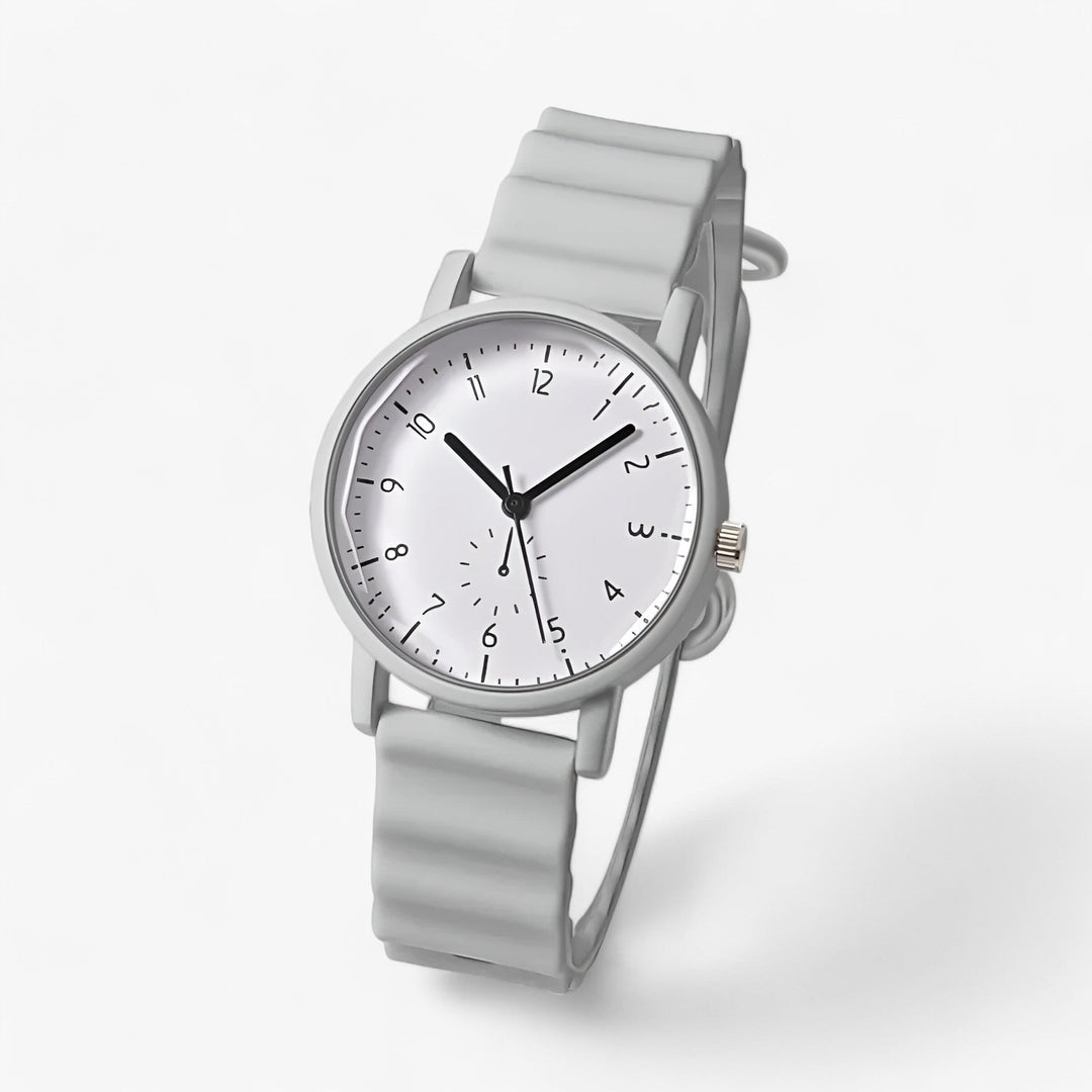 Reloj Jelly Mina – Reloj de Cuarzo Colorido con Elegante Correa de Silicona en Olas