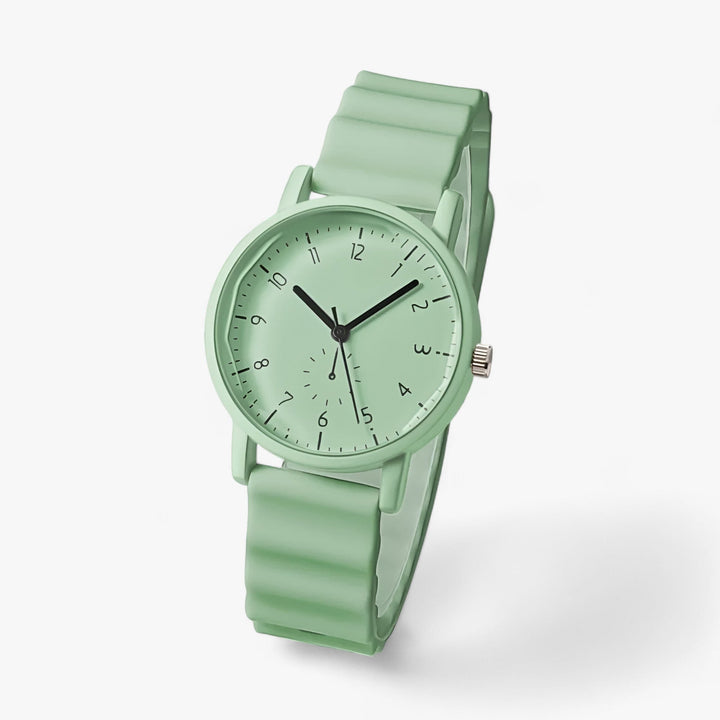Reloj Jelly Mina – Reloj de Cuarzo Colorido con Elegante Correa de Silicona en Olas