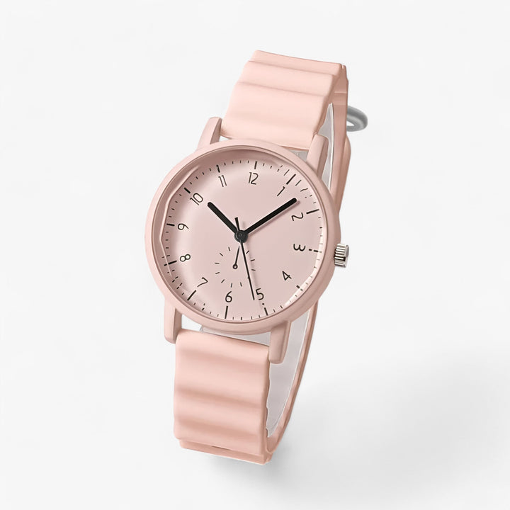 Reloj Jelly Mina – Reloj de Cuarzo Colorido con Elegante Correa de Silicona en Olas