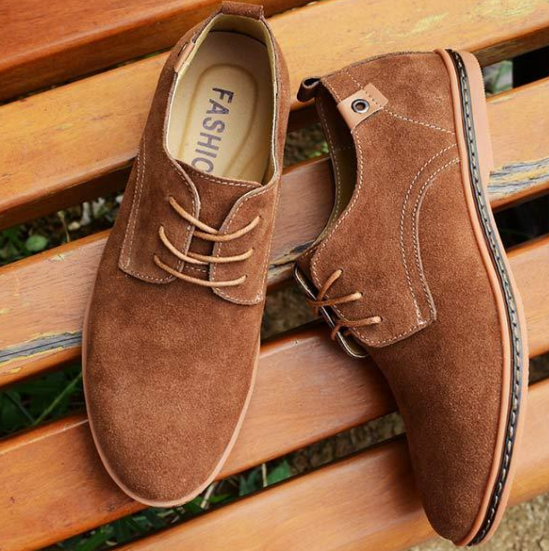 Zapatos Derby de Ante para Hombre