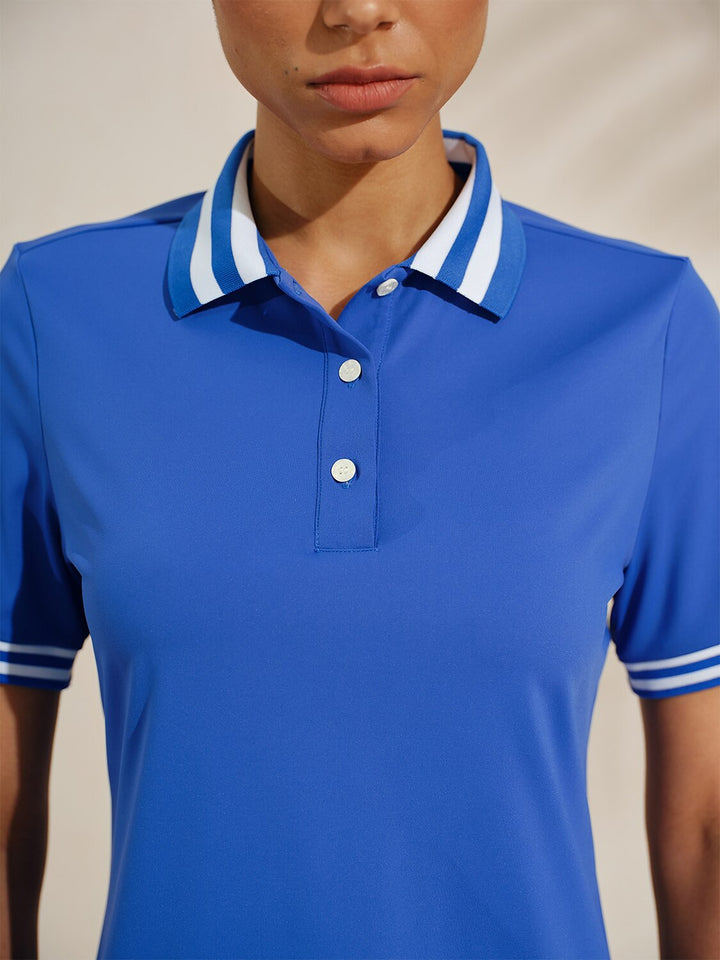 Pánské golfové polo s ochranou proti slunci UPF50+ | Prodyšné a lehké sportovní tričko s krátkým rukávem na léto