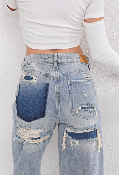 Ravela Jeans Mujer | Jeans para Mujer con Detalle Roto