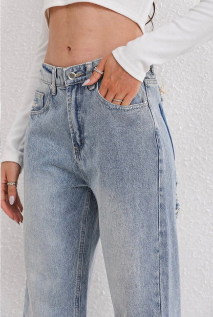 Ravela Jeans Mujer | Jeans para Mujer con Detalle Roto